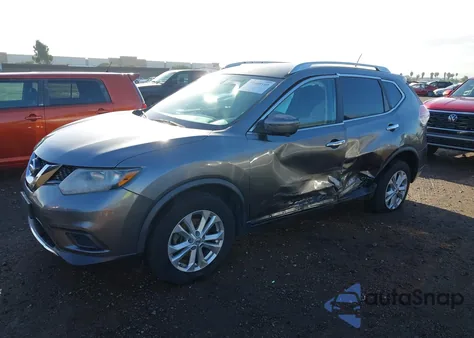 2016 Nissan Rogue S/Sl/Sv из США, поврежденный, VIN KNMAT2MV0GP631264